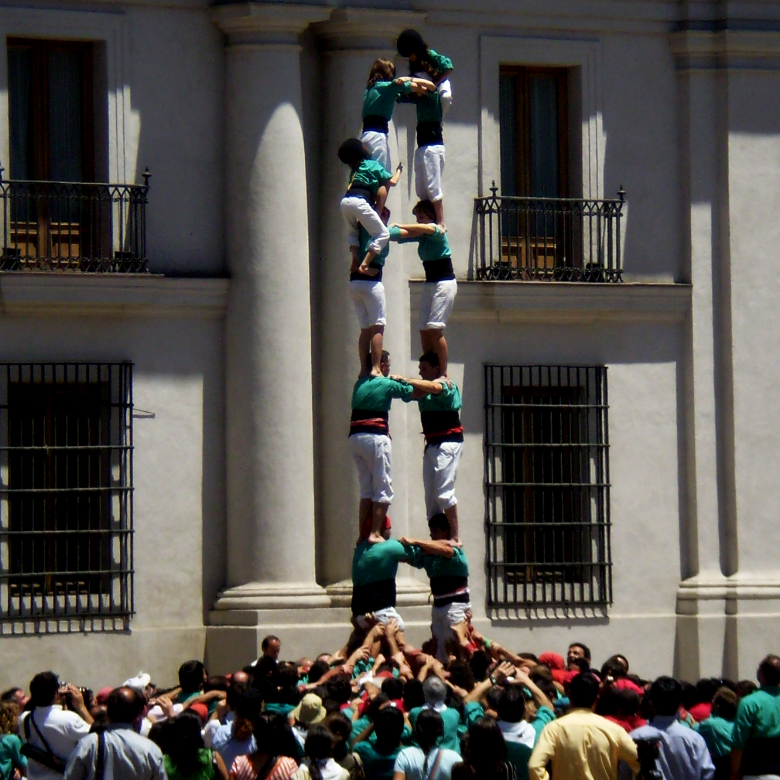 Castellers de Vilafranca a Xile